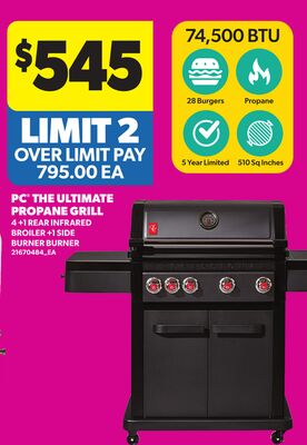 PC® THE ULTIMATE PROPANE GRILL