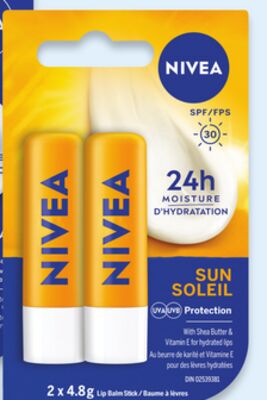 Nivea lip balm 2-pack