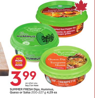 Dips, Hummus, Queso or Salsa