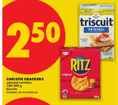 CHRISTIE CRACKERS, 180-200 g