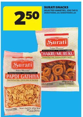 SURATI SNACKS, 250/341 G
