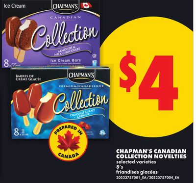 CHAPMAN'S CANADIAN COLLECTION NOVELTIES, 8's