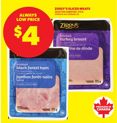 ZIGGY'S SLICED MEATS, 175 G