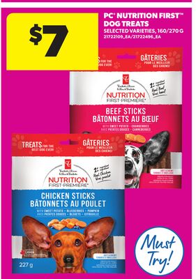 PC® NUTRITION FIRST™ DOG TREATS, 160/270 G