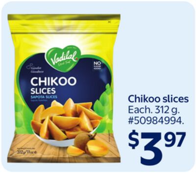 Vadilal Chikoo slices