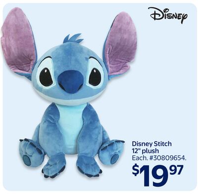 Disney Stitch 12" plush