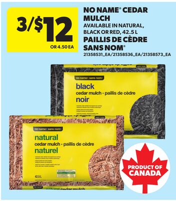 NO NAME® CEDAR MULCH, 42.5 L