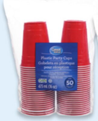 Great Value red clear colour