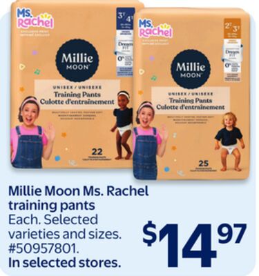 Millie Moon Ms. Rachel training pants
