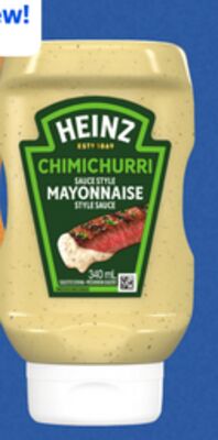 Heinz chimichurri mayonnaise style sauce