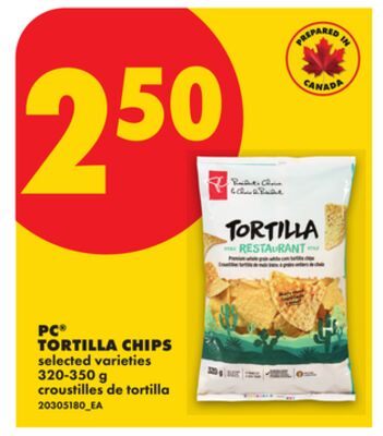 PC® TORTILLA CHIPS, 320-350 G