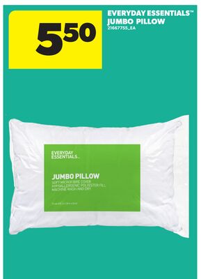 EVERYDAY ESSENTIALS™ JUMBO PILLOW