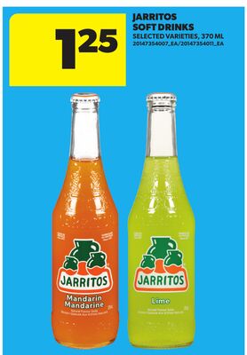 JARRITOS SOFT DRINKS, 370 ML