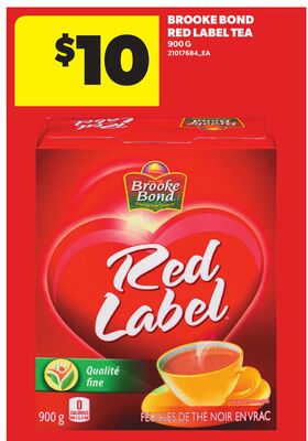 BROOKE BOND RED LABEL TEA, 900 G