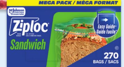 Ziploc sandwich bags mega pack