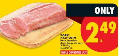 PORK HALF LOIN