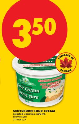 SCOTSBURN SOUR CREAM, 500 mL