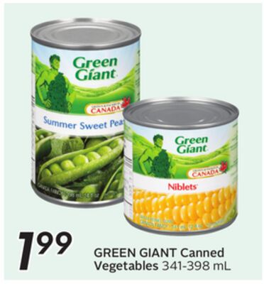 GREEN GIANT Canned Vegetables