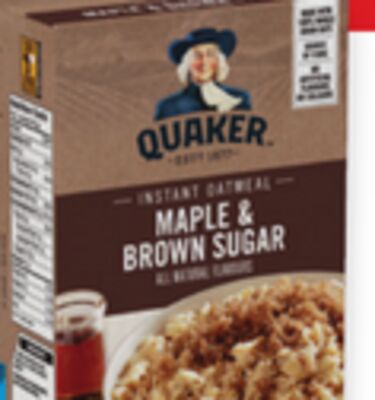 Quaker instant oatmeal