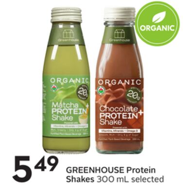 GREENHOUSE Protein Shakes