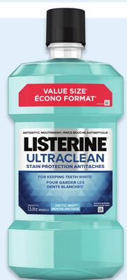 Listerine Ultra Clean mouthwash