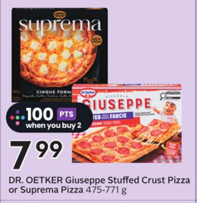 Giuseppe Stuffed Crust Pizza or Suprema Pizza