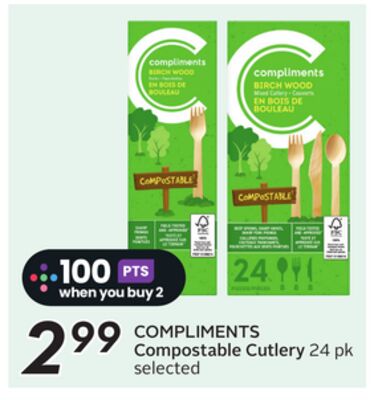 COMPLIMENTS Compostable Cutlery