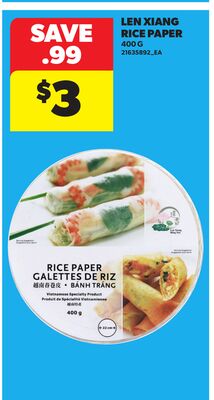 LEN XIANG RICE PAPER, 400 G