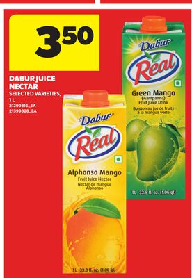 DABUR JUICE NECTAR, 1 L