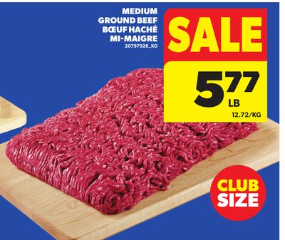 MEDIUM GROUND BEEF