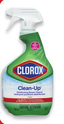 Clorox Clean-Up disinfecting bleach cleaner spray