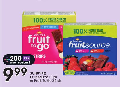 SUNRYPE Fruitsource