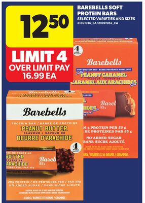 BAREBELLS SOFT PROTEIN BARS