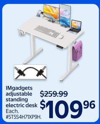 IMgadgets adjustable standing electric desk