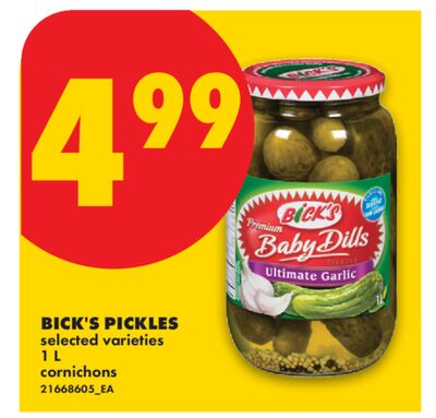 BICK'S PICKLES, 1 L