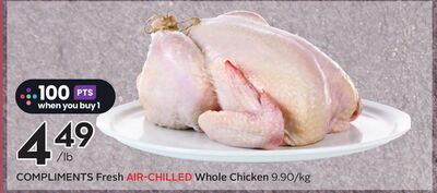 COMPLIMENTS Fresh AIR-CHILLED Whole Chicken