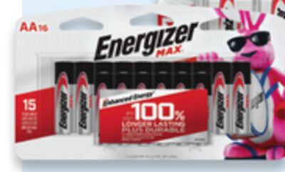 AA16, AAA8 or 9V4 batteries