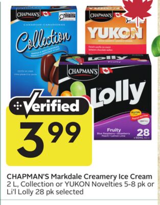 CHAPMAN'S Markdale Creamery Ice Cream