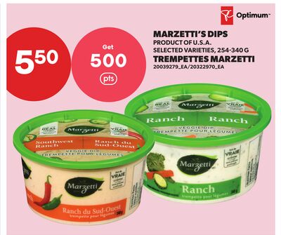 MARZETTI'S DIPS, 254-340 G