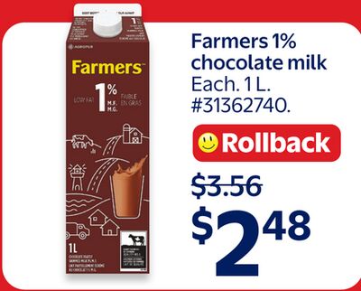 Farmers 1% chocolate milk