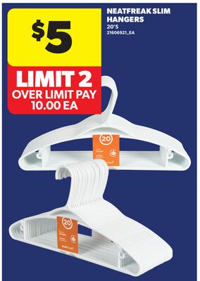 NEATFREAK SLIM HANGERS, 20'S
