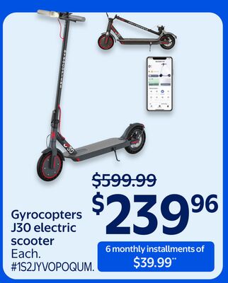 Gyrocopters J30 electric scooter