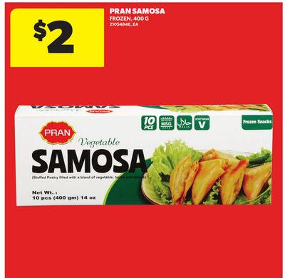 PRAN SAMOSA, 400 G