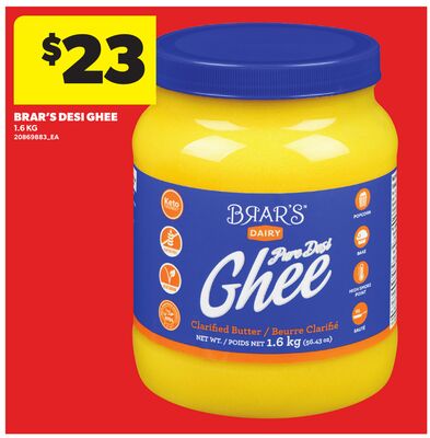 BRAR'S DESI GHEE, 1.6 KG