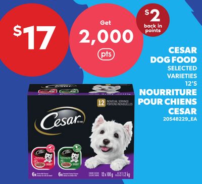 CESAR DOG FOOD, 12's