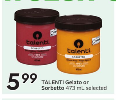 Gelato or Sorbetto