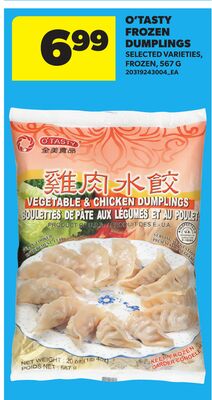 O'TASTY FROZEN DUMPLINGS, 567 G