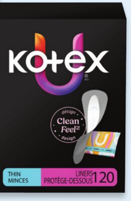 Kotex liners or teen pads