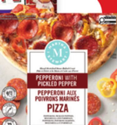 Martha Stewart sourdough hand-stretched pizza