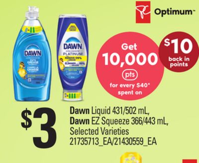 DAWN LIQUID, 431/502 ML, DAWN EZ SQUEEZE, 366/443 ML
